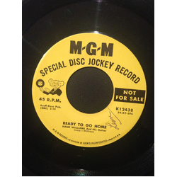 Hank Williams With His Drifting Cowboys Ready To Go Home / We're Getting Closer To The Grave Each Day Vinyl 7" USED
