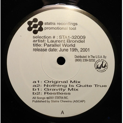 Laurent Brondel Parallel World Vinyl 12" USED