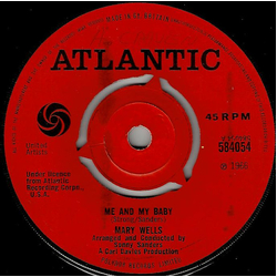 Mary Wells Me And My Baby Vinyl 7" USED