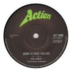Kim Fowley Born To Make You Cry Vinyl 7" USED