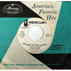Lesley Gore Treat Me Like A Lady Vinyl 7" USED
