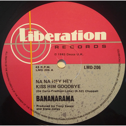 Bananarama Na Na Hey Hey Kiss Him Goodbye Vinyl 12" USED