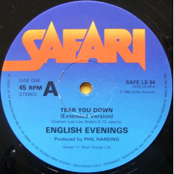 English Evenings Tear You Down Vinyl 12" USED