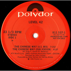 Level 42 The Chinese Way Vinyl 12" USED