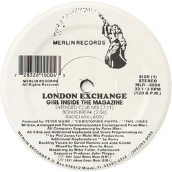 London Exchange Girl Inside The Magazine Vinyl 12" USED