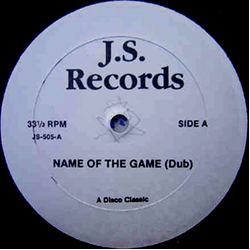 Dan Hartman / Dee Dee Bridgewater Name Of Game (Dub) \ Bad For Me Vinyl 12" USED