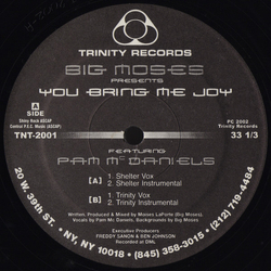 Big Moses / Pam McDaniels You Bring Me Joy Vinyl 12" USED