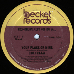 Quinella Your Place Or Mine Vinyl 12" USED