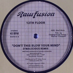 12th Floor Don't This Blow Your Mind Vinyl 12" USED