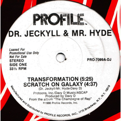 Dr. Jeckyll & Mr. Hyde Transformation Vinyl 12" USED