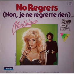 Martinique (2) No Regrets (Non, Je Ne Regrette Rien) Vinyl 12" USED