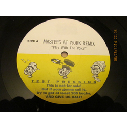 Joe T. Vannelli / Csilla Play With The Voice (Masters At Work Remix) Vinyl 12" USED