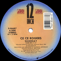Ce Ce Rogers Someday Vinyl 12" USED