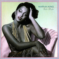 Marva King Feels Right Vinyl LP USED