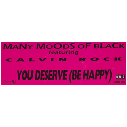 The Many Moods Of Black / Calvin Rock You Deserve (Be Happy) Vinyl 12" USED