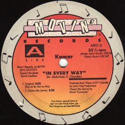 Kamar In Every Way Vinyl 12" USED