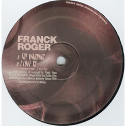 Franck Roger The Warning / I Love Ya Vinyl 12" USED