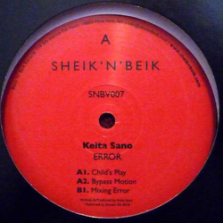 Keita Sano Error Vinyl 12" USED