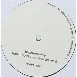 Brothers' Vibe Feelin' House (Berli-Rican Rmx) Vinyl 12" USED