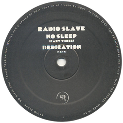 Radio Slave No Sleep (Part Three) Vinyl 12" USED
