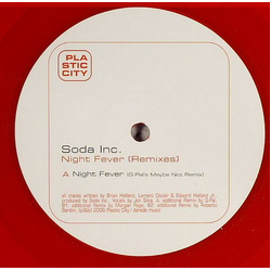 Soda Inc. Night Fever (Remixes) Vinyl 12" USED