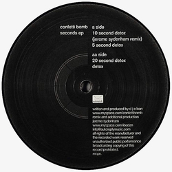 Confetti Bomb Seconds EP Vinyl 12" USED