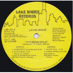 Latin Image (5) It's Been Cold Vinyl 12" USED