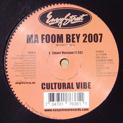 Cultural Vibe Ma Foom Bey 2007 Vinyl 12" USED
