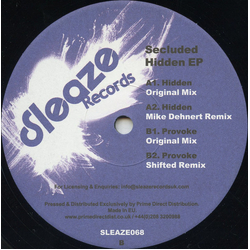 Secluded Hidden EP Vinyl 12" USED