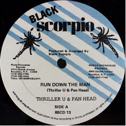 Thriller U / Pan Head Run Down The Man Vinyl 12" USED