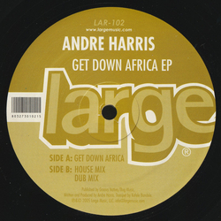 Andre Harris Get Down Africa EP Vinyl 12" USED
