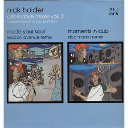 Nick Holder Alternative Mixes Vol. 2 Vinyl 12" USED