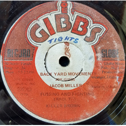 Jacob Miller / Little U Brown / Joe Gibbs & The Professionals Back Yard Movements / Fussing And Fighting / Front Page Vinyl 12" USED