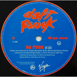 Daft Punk Da Funk Vinyl 12" USED