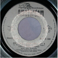 Louis Armstrong We Shall Overcome USED VINYL 7INCH 45 RPM PROMO