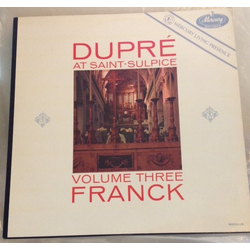 Marcel Dupré / César Franck Dupre At Saint-Sulpice Volume Three Vinyl LP USED