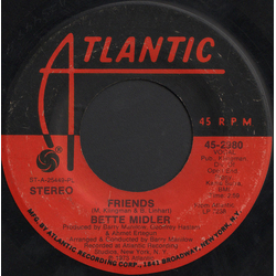 Bette Midler Friends Vinyl 7" USED