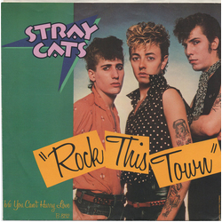 Stray Cats Rock This Town Vinyl 7" USED