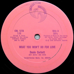 Denie Corbett What You Won't Do For Love Vinyl 12" USED