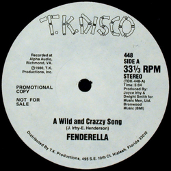 Fenderella A Wild And Crazzy Song Vinyl 12" USED
