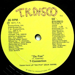T-Connection On Fire / Disco Magic Vinyl 12" USED
