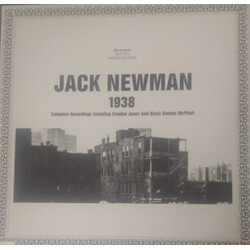 Jack Newman 1938 - Complete Recordings Including Frankie Jones And Black Bottom McPhail Vinyl LP USED