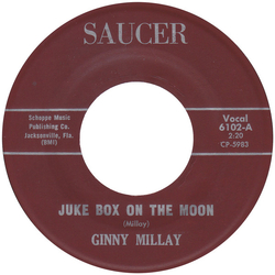 Ginny Millay Juke Box On The Moon Vinyl 7" USED