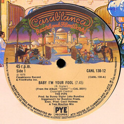 The Pips Baby I'm Your Fool USED VINYL 12INCH 45 RPM