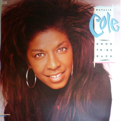 Natalie Cole Good To Be Back Vinyl LP USED
