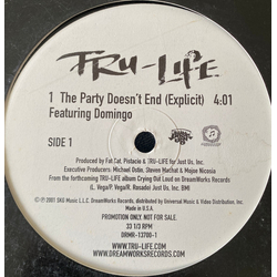 Tru-Life / Domingo The Party Doesn't End Vinyl 12" USED