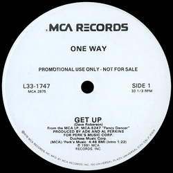 One Way Get Up / Show Me Vinyl 12" USED