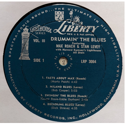 Max Roach / Stan Levey / Howard Rumsey's Lighthouse All-Stars Drummin' The Blues Vinyl LP USED