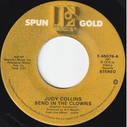 Judy Collins Send In The Clowns VINYL 7" USED