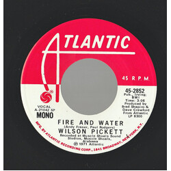 Wilson Pickett Fire And Water USED VINYL 7INCH 45 RPM PROMO MONO STEREO SINGLE